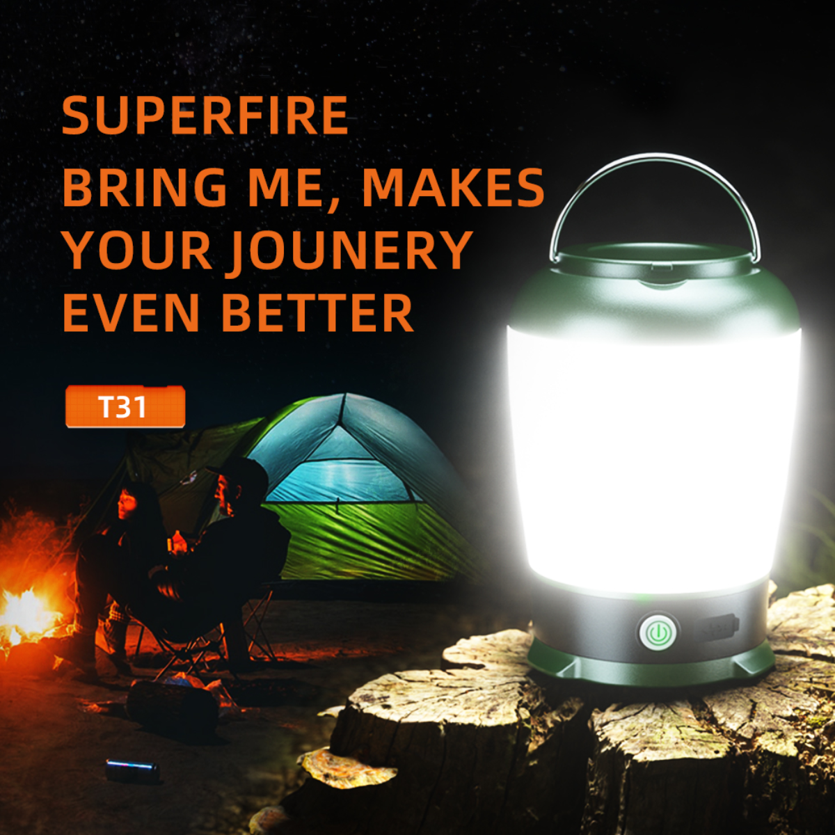 SUPERFIRE: The Powerful Camping Light Is Perfect for Outdoors