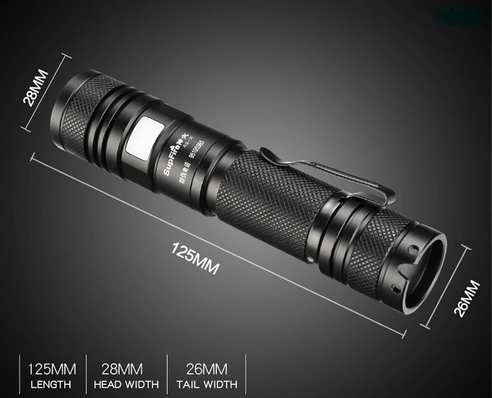 Aluminum Led Flashlight Highend Custom Torch Superfire