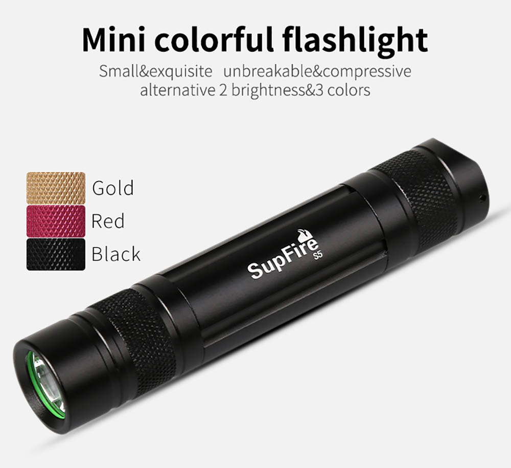 SUPERFIRE Mini lampe de poche LED, aste, Zwing M, USB C, le flash le plus  puissant