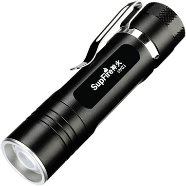 UV03 Flashlight with Colored Appearance