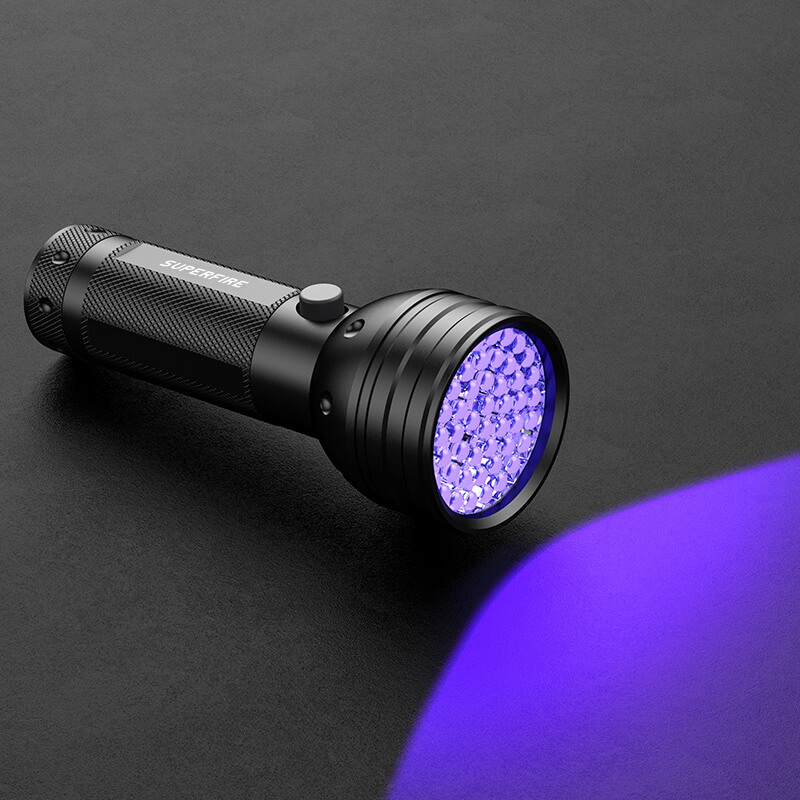 Black light flashlight wholesale Superfire flashlight
