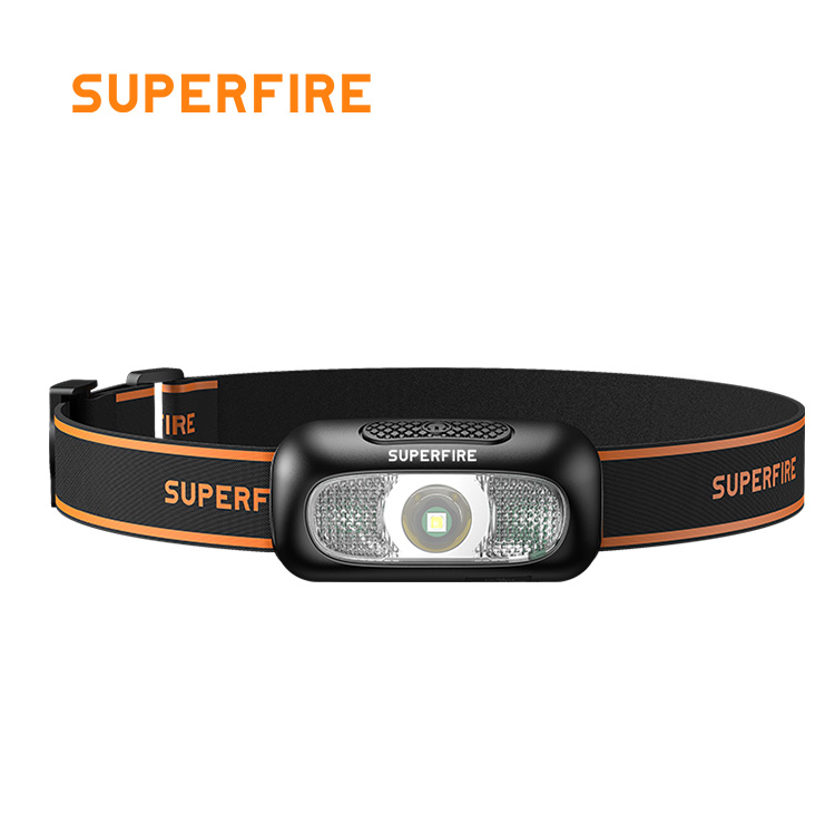Headlamp Super Bright LED head Torch Type-C Rechargeable 4 Modes SUPERFIRE HL55 