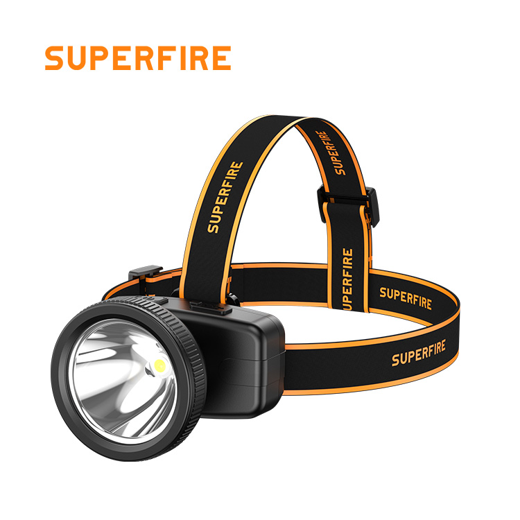 SuperFire Head Torch HL05-S Sensor Headlamp Super Bright 250 Lumens LED Head Red