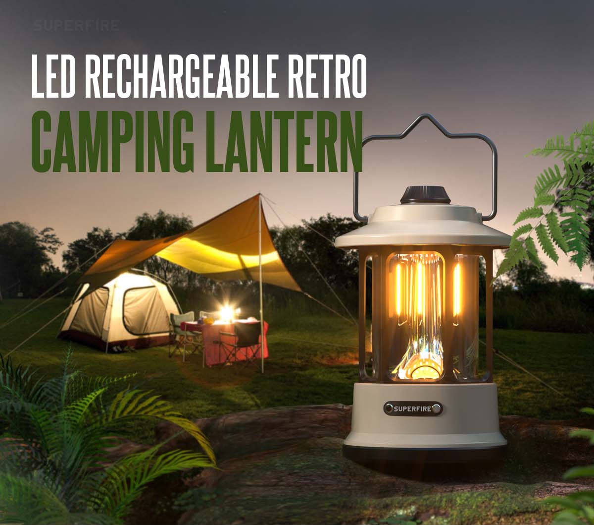 Outdoor Camping Light Tcl Retro Multi functional Led Lights - Temu