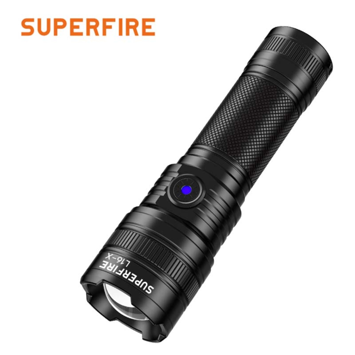 SUPERFIRE L16-T/L16-X Rechargeable Telescopic Flashlight