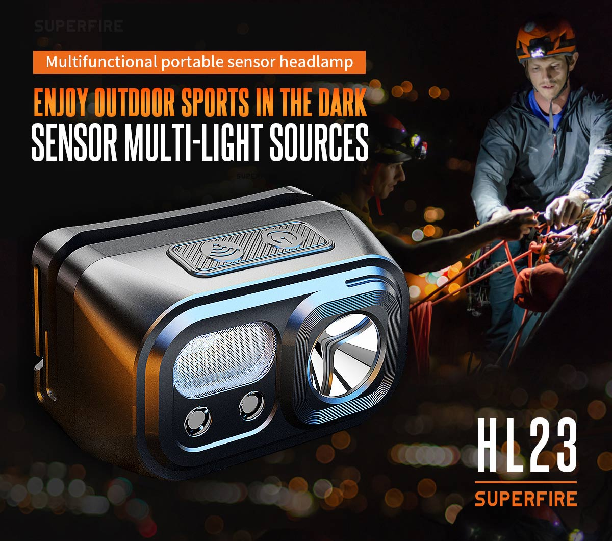 The Superfire Rechargeable Headlamp - A Gadget That Will Give You The Ability To Stay Out Into The Night