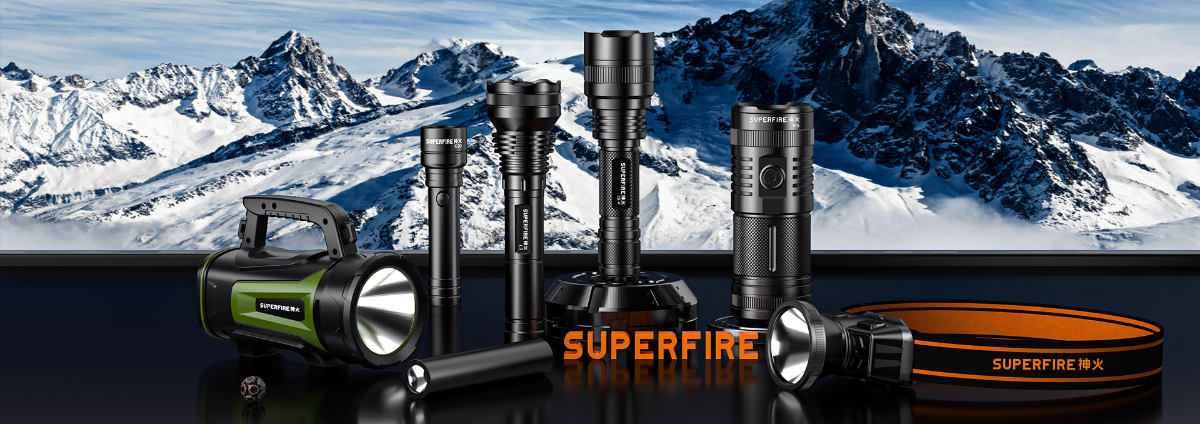 The Superfire Zoomable Flashlight Is Perfect For Outdoor Sports And Activities
