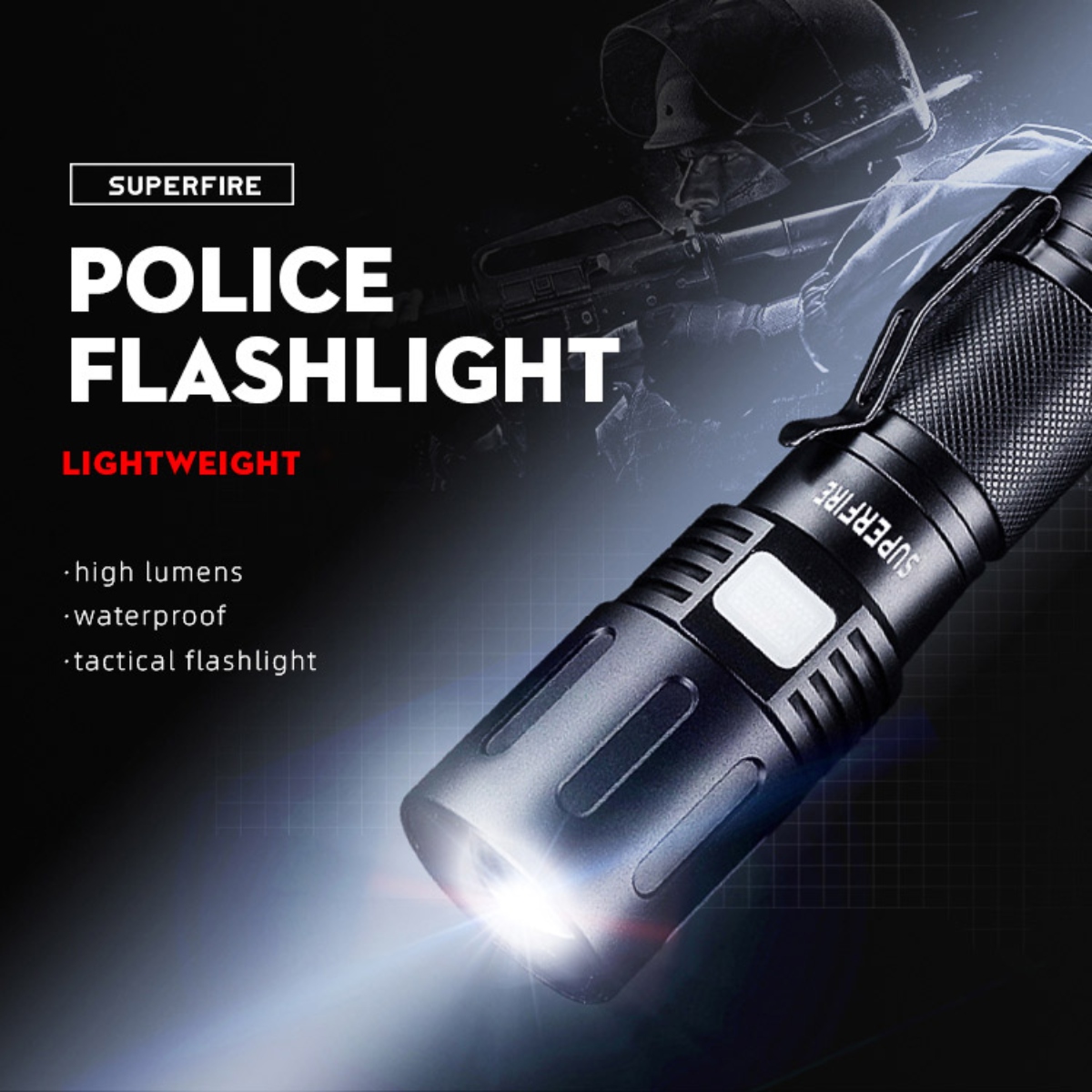 Superfire Tactical LED Flashlights: Best High-Quality Flashlight On The Market
