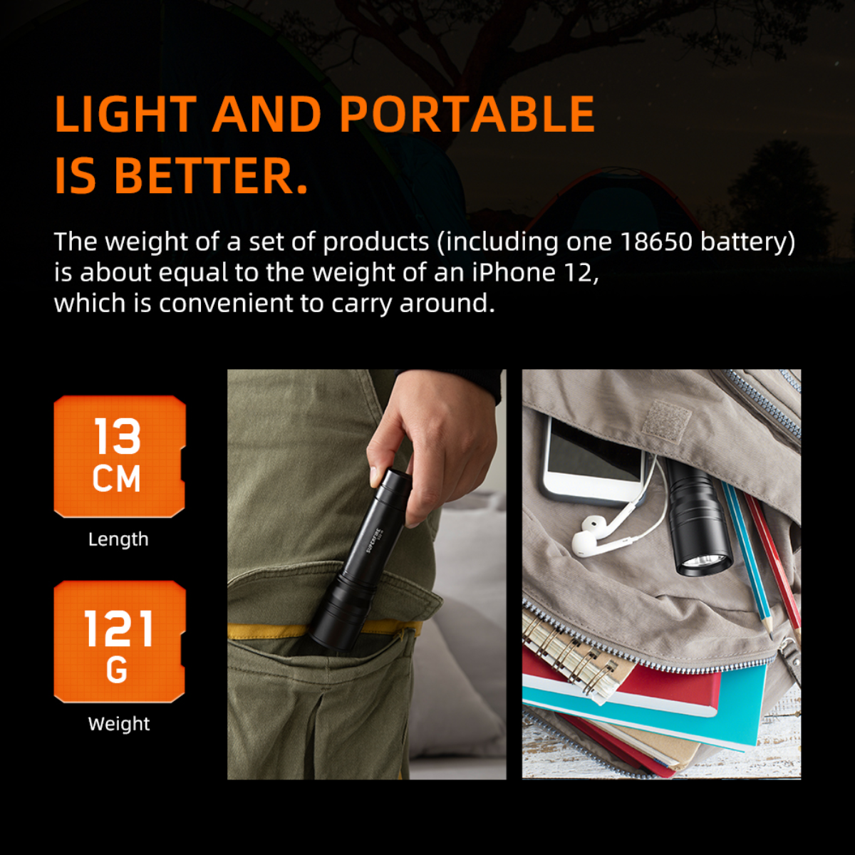 SUPERFIRE: A Portable Mini Flashlight That You Can Take With You Anywhere