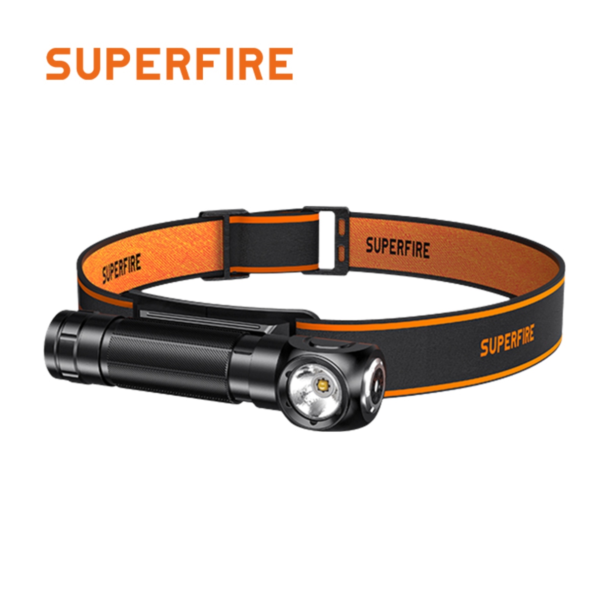 SUPERFIRE TH04 Magnetic Rechargeable Headband Flashlight