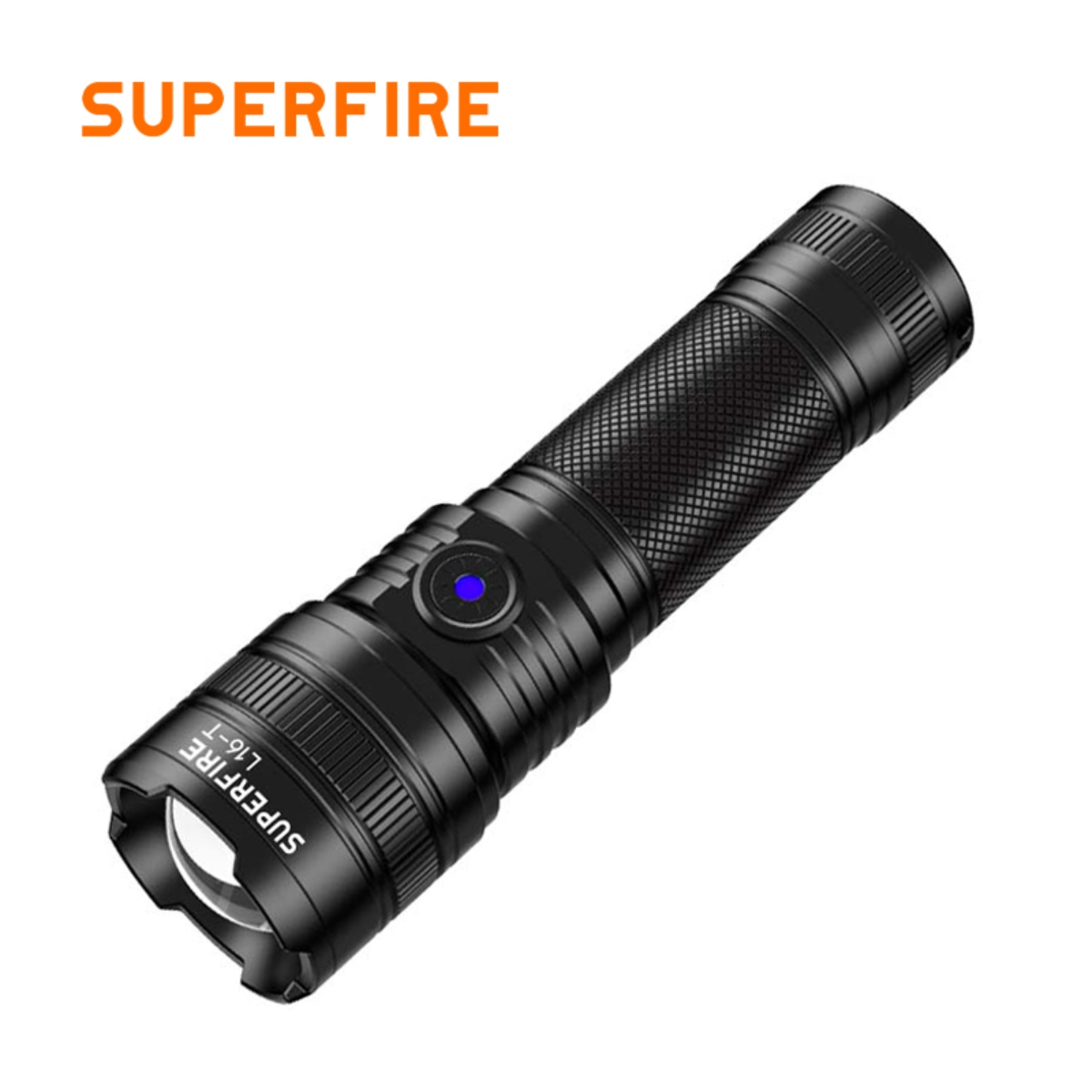 SUPERFIRE L16-T/L16-X Rechargeable Telescopic Flashlight
