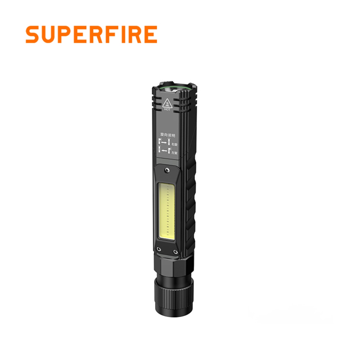 SUPERFIRE G19 Multifunctional COB flashlight