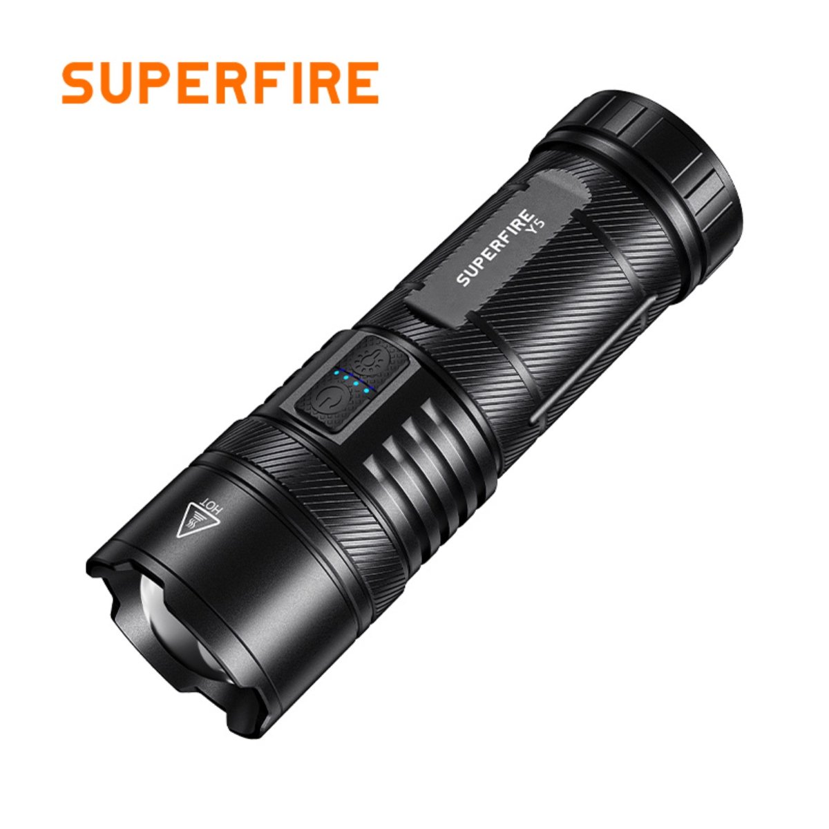 SUPERFIRE Y5 Power Bank Flashlight