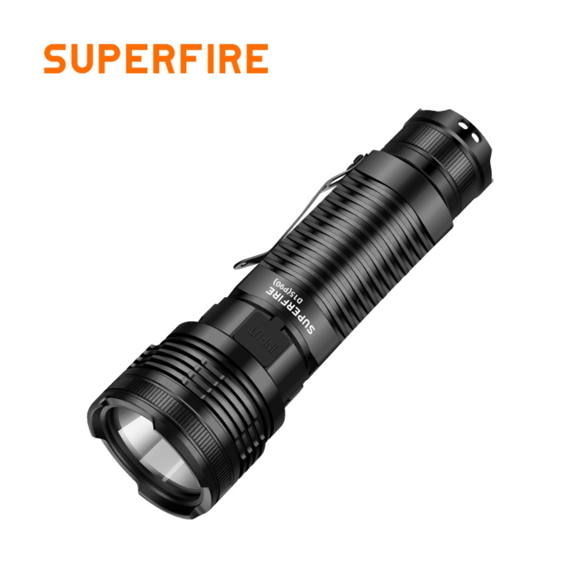 SUPERFIRE D15 P90 tactical flashlight