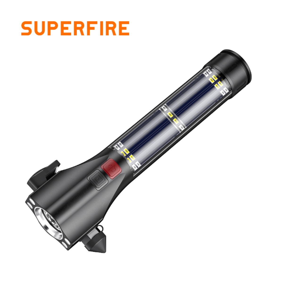 D30 solar multifunction flashlight