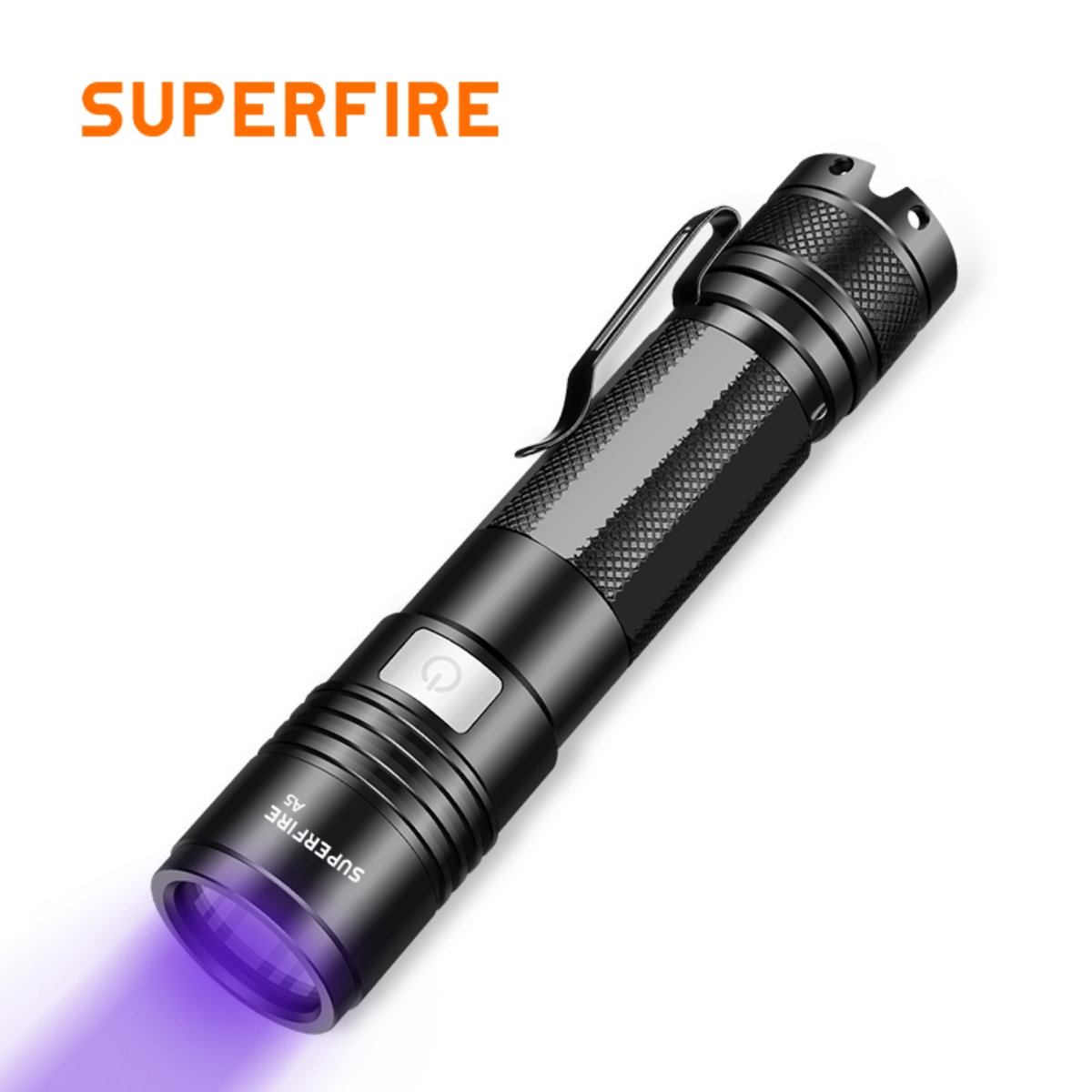 SUPERFIRE A5 395nm UV Torch Light
