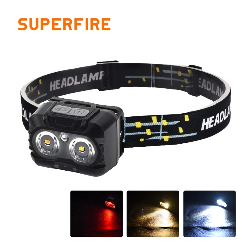 SUPERFIRE HE09-A Sensor Headlights