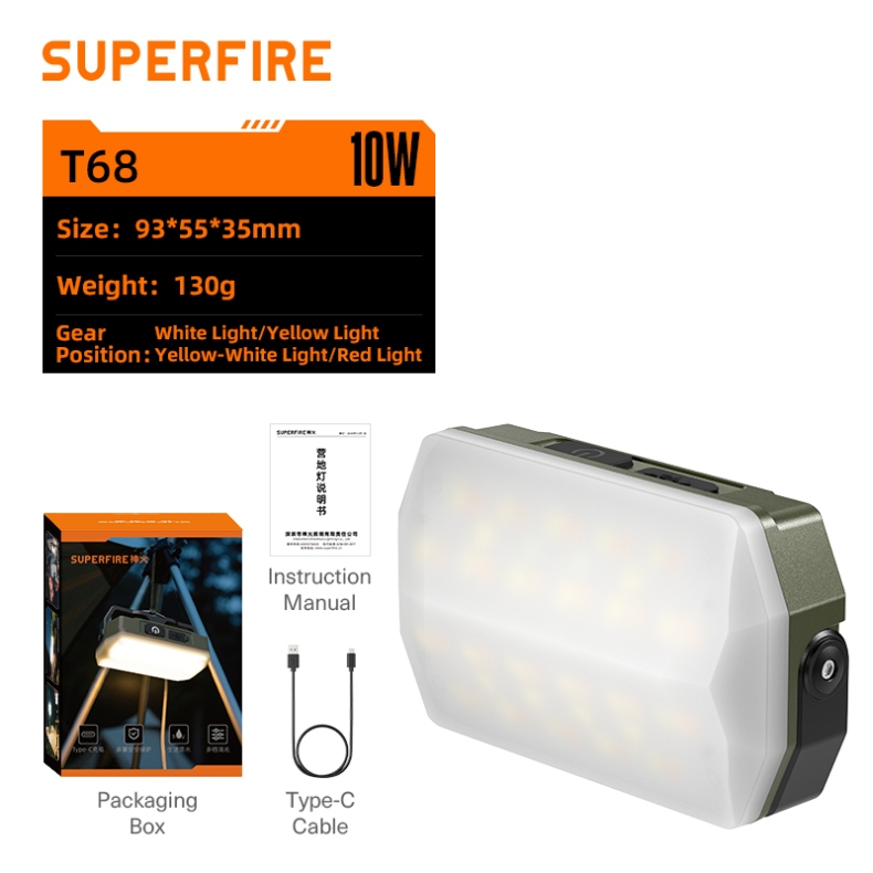 SUPERFIRE T68 Camping Lights