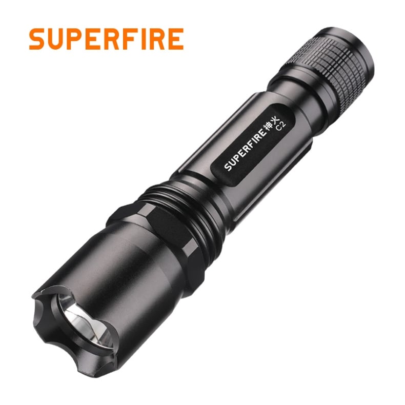 SUPERFIRE C2 High-Powered Flashlight